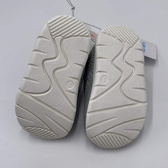 NWT Carter's Just One You Baby Boys' Trainee Gray & Blue Sneakers Size 3 - Picture 9 of 11